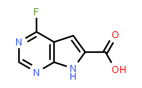 CAS No. 1016241-81-8, 4-Fluoro-7H-pyrrolo[2,3-D]pyrimidine-6-carboxylic acid