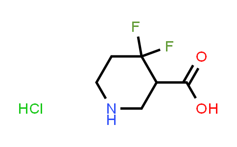 CAS No. 1303973-15-0, 4,4-difluoropiperidine-3-carboxylic acid hydrochloride