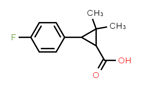 CAS No. 1717-78-8, 3-(4-FLUORO-PHENYL)-2,2-DIMETHYL-CYCLOPROPANECARBOXYLIC ACID