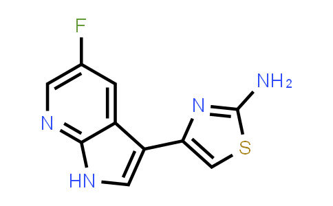 CAS No. 868387-40-0, 2-THIAZOLAMINE, 4-(5-FLUORO-1H-PYRROLO[2,3-B]PYRIDIN-3-YL)-