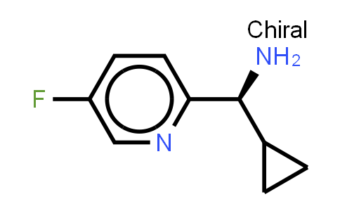 CAS No. 1174826-55-1, (1S)CYCLOPROPYL(5-FLUORO(2-PYRIDYL))METHYLAMINE