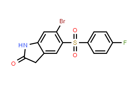 MC459087 | 1207293-54-6 | 6-BROMO-5-(4-FLUORO-BENZENESULFONYL)-1,3-DIHYDRO-INDOL-2-ONE