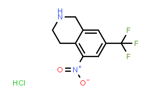 625126-83-2 | 7-(TRIFLUOROMETHYL)-1,2,3,4-TETRAHYDRO-5-NITROISOQUINOLINE HYDROCHLORIDE