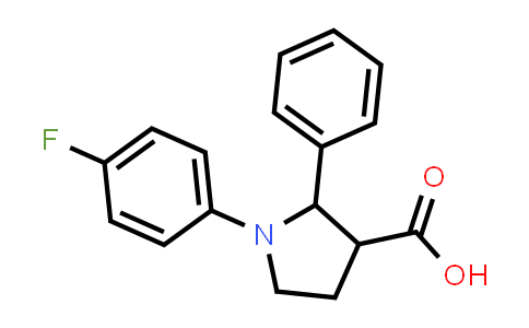 1201784-91-9 | 1-(4-FLUOROPHENYL)-2-PHENYLPYRROLIDINE-3-CARBOXYLIC ACID