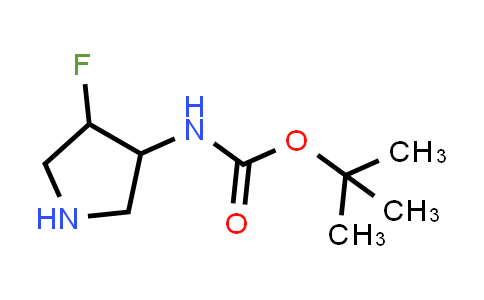 CAS No. 351369-12-5, tert-butyl 4-fluoropyrrolidin-3-ylcarbamate