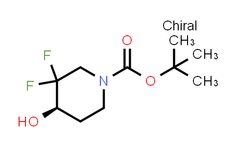 CAS No. 1893408-14-4, (R)-tert-butyl 3,3-difluoro-4-hydroxypiperidine-1-carboxylate