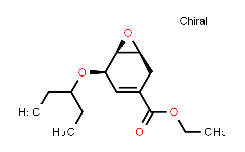 CAS No. 204254-96-6, Ethyl (3R,4S,5S)4,5-Epoxy-3-(1-ethylpropoxy)cyclohex-1-ene-1-carboxylate