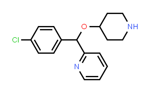 CAS No. 122368-54-1, 2-[(4-Chlorophenyl)(4-piperidinyloxy)methyl]pyridine