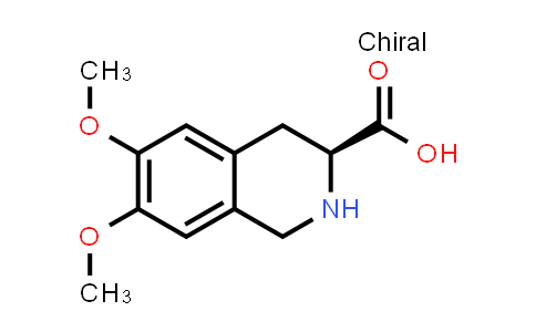 CAS No. 103733-66-0, (S)-6,7-Dimethoxy-1,2,3,4-tetrahydroisoquinoline-3-carboxylic acid
