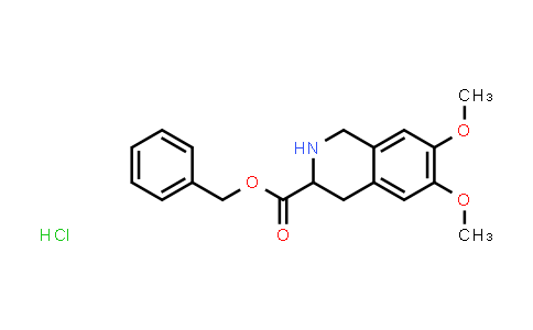 103733-32-0 | 1,2,3,4-Tetrahydro-6,7-dimethoxy-3-isoquinolinecarboxylic acid phenylmethyl ester hydrochloride