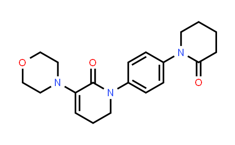 CAS No. 545445-44-1, 5,6-Dihydro-3-(4-morpholinyl)-1-[4-(2-oxo-1-piperidinyl)phenyl]-2(1H)-pyridinone