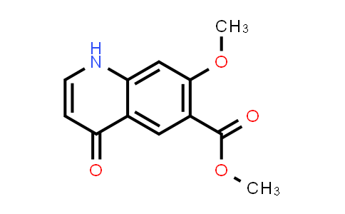 CAS No. 205448-65-3, Methyl 7-Methoxy-4-oxo-1,4-dihydroquinoline-6-carboxylate