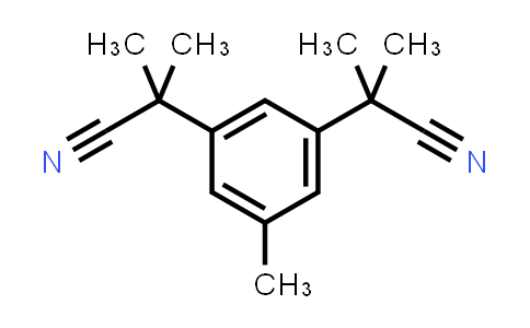 CAS No. 120511-72-0, 3,5-Bis(2-cyanoprop-2-yl)toluene