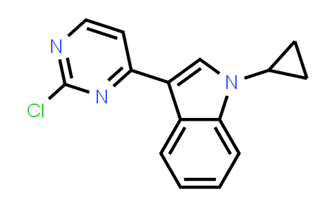 CAS No. 1899922-76-9, 3-(2-Chloropyrimidin-4-yl)-1-cyclopropyl-1H-indole