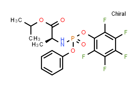 CAS No. 1334513-02-8, N-[(S)-(2,3,4,5,6-pentafluorophenoxy)phenoxyphosphinyl]-L-alanine 1-Methylethyl ester