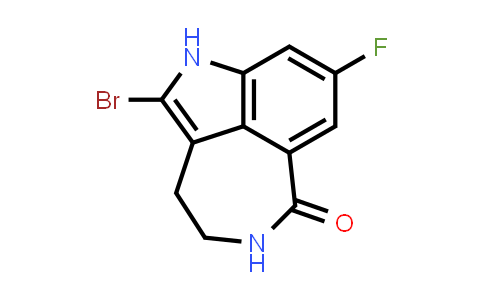 CAS No. 283173-80-8, 2-Bromo-8-fluoro-4,5-dihydro-1H-azepino[5,4,3-cd]indol-6(3H)-one