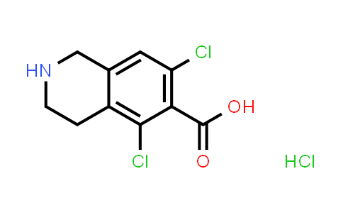 CAS No. 1289646-93-0, 6-ISOQUINOLINECARBOXYLIC ACID,5,7-DICHLORO-1,2,3,4-TETRAHYDRO-,HYDROCHLORIDE(1:1)