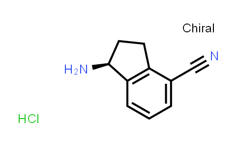 CAS No. 1306763-57-4, (S)-1-amino-2,3-dihydro-1H-indene-4-carbonitrile hydrochloride