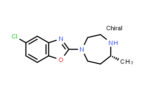 CAS No. 1266975-27-2, 5-Chloro-2-[(5R)-hexahydro-5-methyl-1H-1,4-diazepin-1-yl]benzoxazole