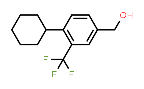 CAS No. 957205-23-1, [4-cyclohexyl-3-(trifluoromethyl)phenyl]methanol