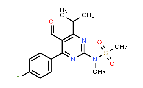 CAS No. 147118-37-4, 4-(4-Fluorophenyl)-6-Isopropyl-2-[(N-Methyl-N-Methylsulfonyl)Amino]Pyrimidinyl-5-Yl-Formyl