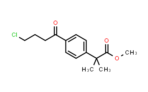 CAS No. 154477-54-0, Methyl 2-(4-(4-chlorobutanoyl)phenyl)-2-methylpropanoate