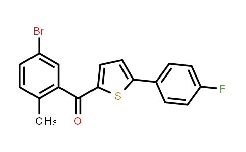 CAS No. 1132832-75-7, (5-Bromo-2-methylphenyl)[5-(4-fluorophenyl)-2-thienyl]methanone