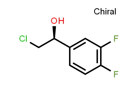 CAS No. 1006376-60-8, (1S)-2-chloro-1-(3,4-difluorophenyl)-1-ethanol