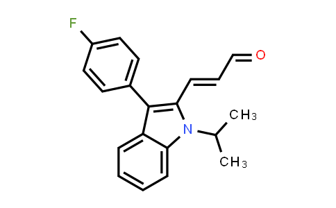 DY459364 | 93957-50-7 | (E)-3-(3-(4-Fluorophenyl)-1-isopropyl-1H-indol-2-yl)acrylaldehyde
