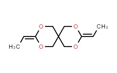 CAS No. 65967-52-4, 2,4,8,10-Tetraoxaspiro[5.5]undecane, 3,9-diethylidene-