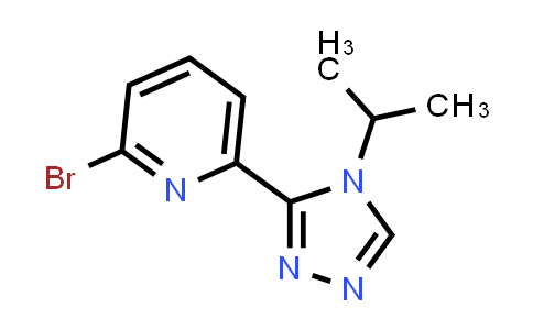 CAS No. 2093329-79-2, 2-bromo-6-(4-isopropyl-4H-1,2,4-triazol-3-yl)pyridine