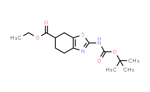 CAS No. 1820647-12-8, 2-tert-ButoxycarbonylaMino-4,5,6,7-tetrahydro-benzothiazole-6-carboxylic acid ethyl ester