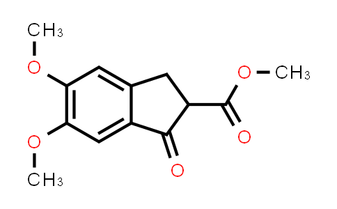 CAS No. 120-53-6, 5,6-Dimethoxy-2-methoxycarbonyl-1-indanone