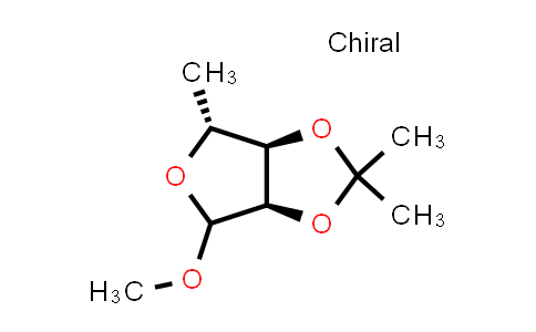 CAS No. 78341-97-6, Methyl-5-deoxy-2,3-O-isopropylidene-D-ribofuranoside