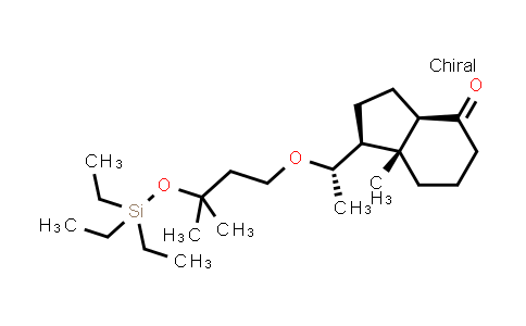 DY459556 | 897657-85-1 | (1S,3aR,7aR)-7a-methyl-1-((S)-1-(3-methyl-3-((triethylsilyl)oxy)butoxy)ethyl)hexahydro-1H-inden-4(2H)-one