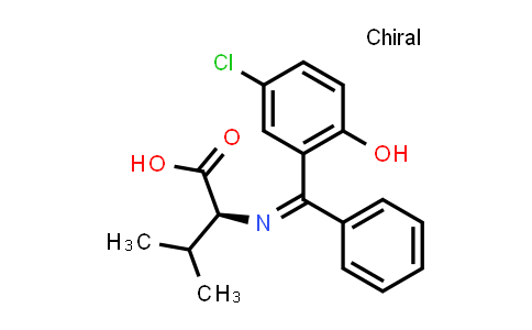 38075-43-3 | (S,E)-2 - ((((5-氯-2-羟基苯基)(苯基)亚甲基)氨基)-3-甲基丁酸