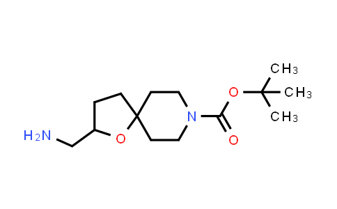CAS No. 1160246-90-1, 1-Oxa-8-azaspiro[4.5]decane-8-carboxylic acid, 2-(aminomethyl)-, 1,1-dimethylethyl ester