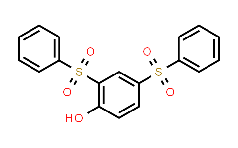 CAS No. 177325-75-6, 2,4-Bis(phenylsulfonyl)phenol