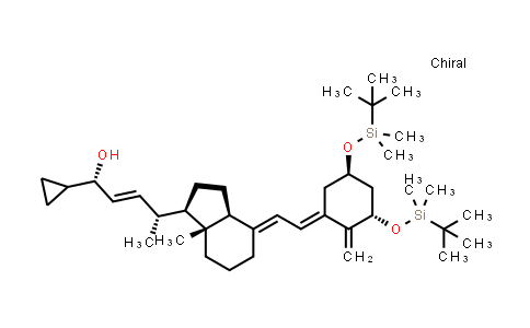 CAS No. 112849-27-1, 24-Cycloproyply-1,3-bis[[(1,1-dimethylethyl)dimethylsily]oxy]-9,10-secochola-5,7,10(19),22-tetraen-24-ol