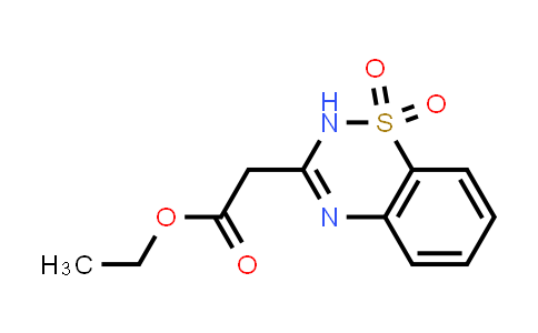 53971-22-5 | 2H-1,2,4-Benzothiadiazine-3-acetic acid ethyl ester 1,1-dioxide
