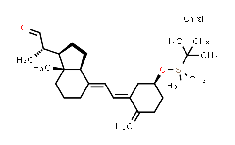 CAS No. 112828-12-3, 3(R)-(tert-butyldimethylsilyloxy)-20(S)-formyl-9,10-secopregna-5(Z),7(E),10(19)-triene