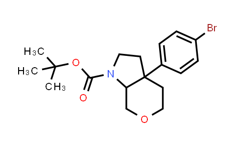 1251015-93-6 | 3A-(4-Bromo-Phenyl)-Hexahydro-Pyrano[3,4-B]Pyrrole-1-Carboxylic Acid Tert-Butyl Ester