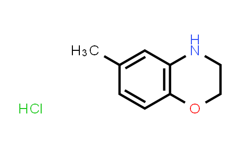 CAS No. 71472-57-6, 6-Methyl-3,4-dihydro-2H-benzo[b][1,4]oxazine hydrochloride