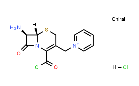 CAS No. 96752-43-1, 7(R)-amino-3-(1-pyridiniomethyl)-3-cephem-4-carboxylic acid chloride monohydrochloride
