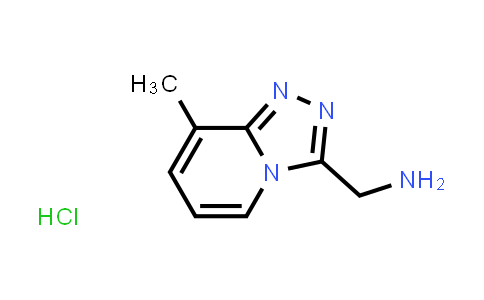 CAS No. 1341040-31-0, 8-methyl-1,2,4-Triazolo[4,3-a]pyridine-3-methanamine hydrochloride