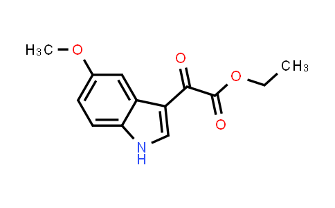 CAS No. 14771-33-6, ETHYL 2-(5-METHOXY-1H-INDOL-3-YL)-2-OXOACETATE