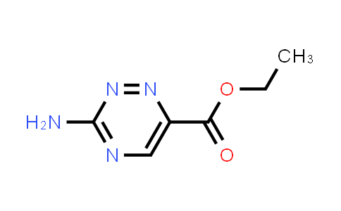 CAS No. 1823935-61-0, ethyl 3-amino-1,2,4-triazine-6-carboxylate