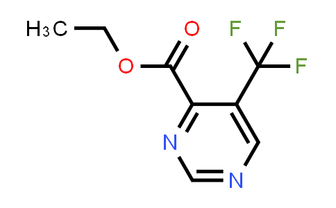 CAS No. 1806545-85-6, ethyl 5-(trifluoromethyl)pyrimidine-4-carboxylate