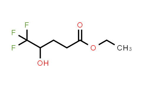 CAS No. 70961-06-7, ethyl 5,5,5-trifluoro-4-hydroxypentanoate