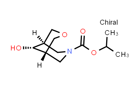 CAS No. 1269515-60-7, isopropyl 9-anti-hydroxy-3-oxa-7-azabicyclo[3.3.1]nonane-7-carboxylate
